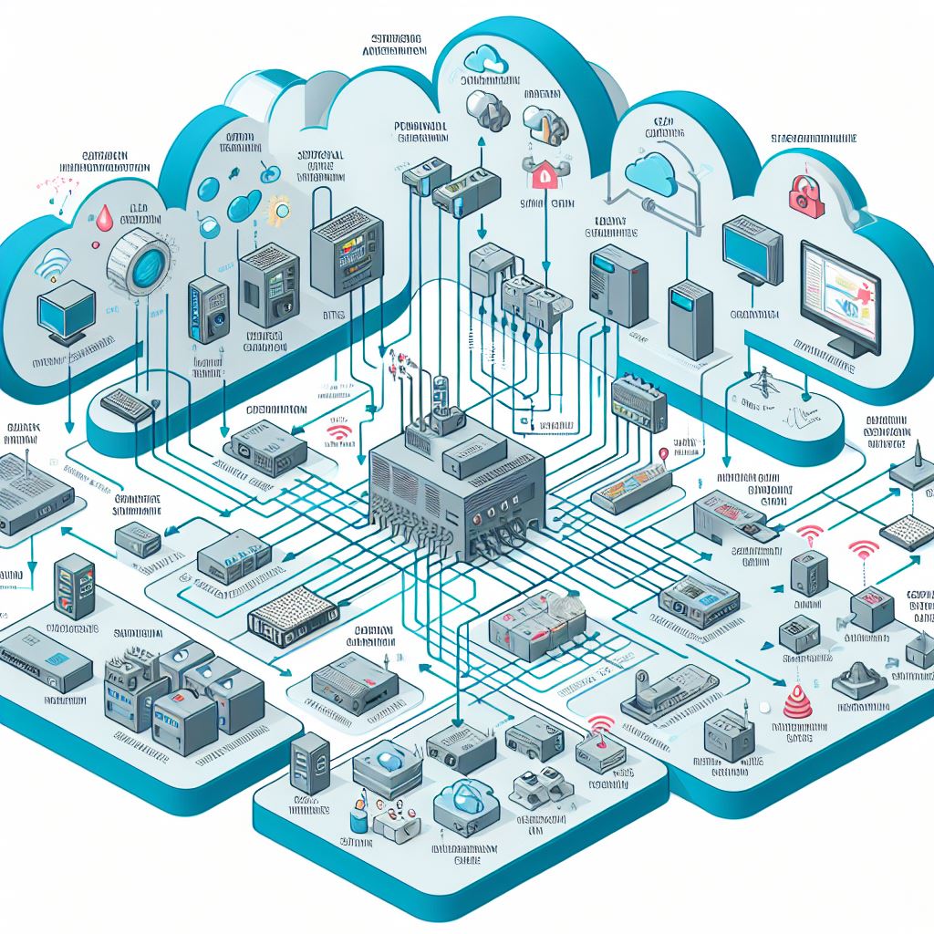 Diagram architektury chmurowej dla systemów SCADA